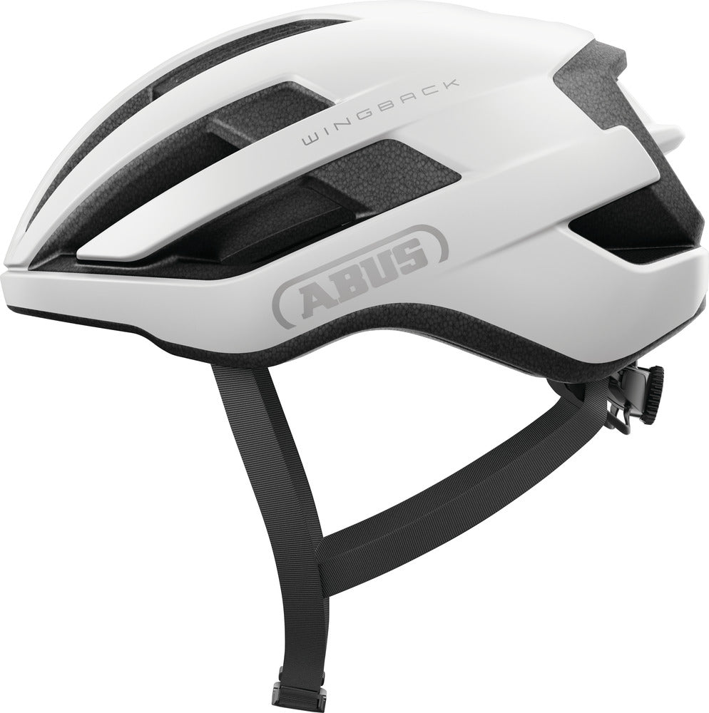 Abus hjelm WingBack polar white - eCykler a/s 