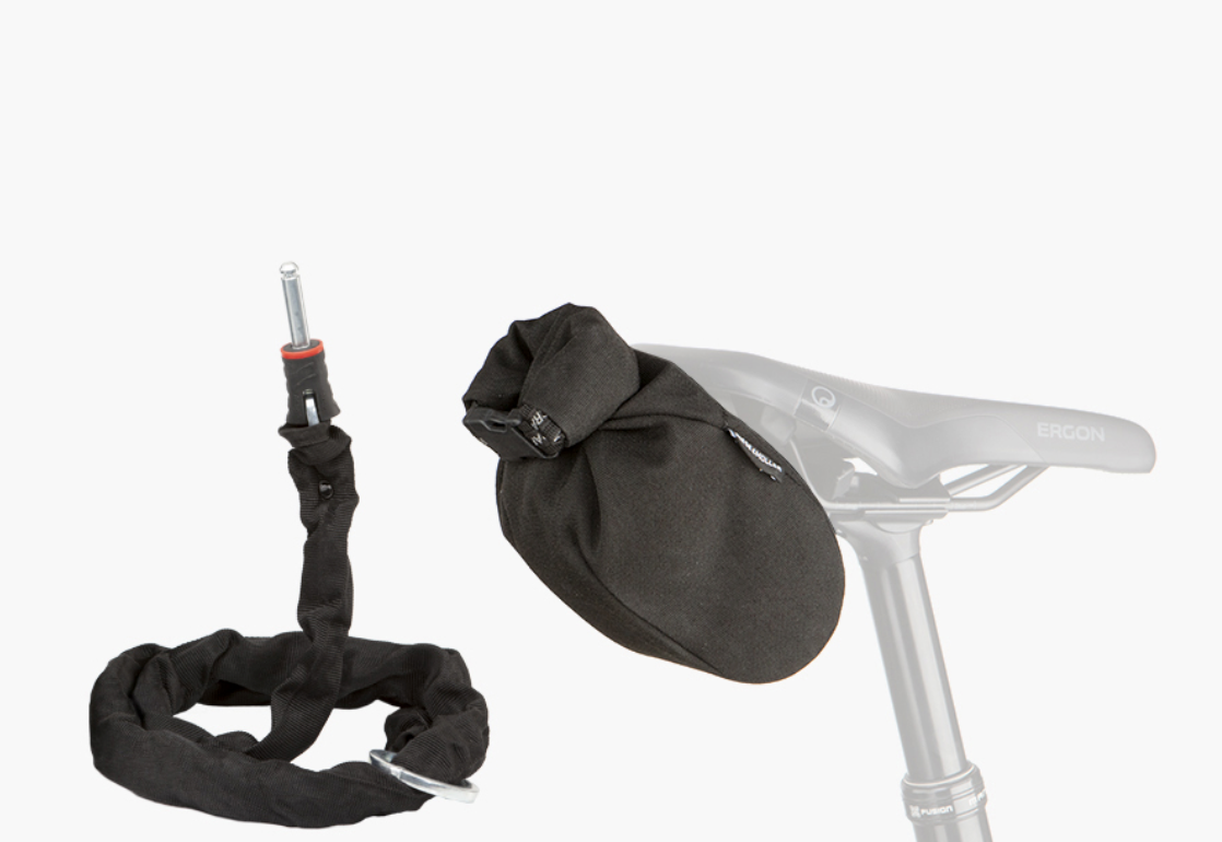 Additional chain lock with Vaude bag - eCykler a/s 