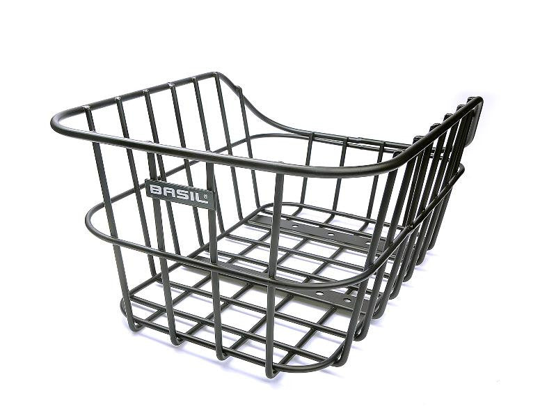 Basil Cento bagkurv, matsort, aluminium - eCykler a/s 