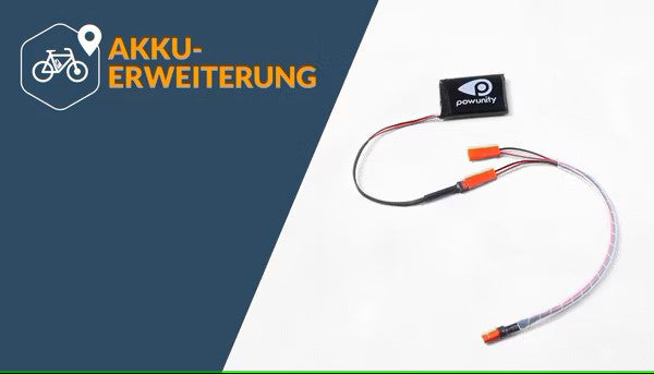 Biketrax battery extension kit (firkantet stik) - eCykler a/s 