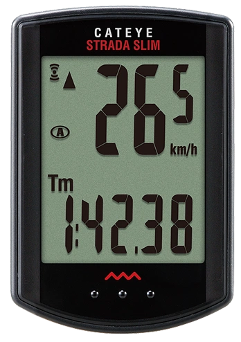 Cateye Strada Slim Wireless Computer - eCykler a/s 