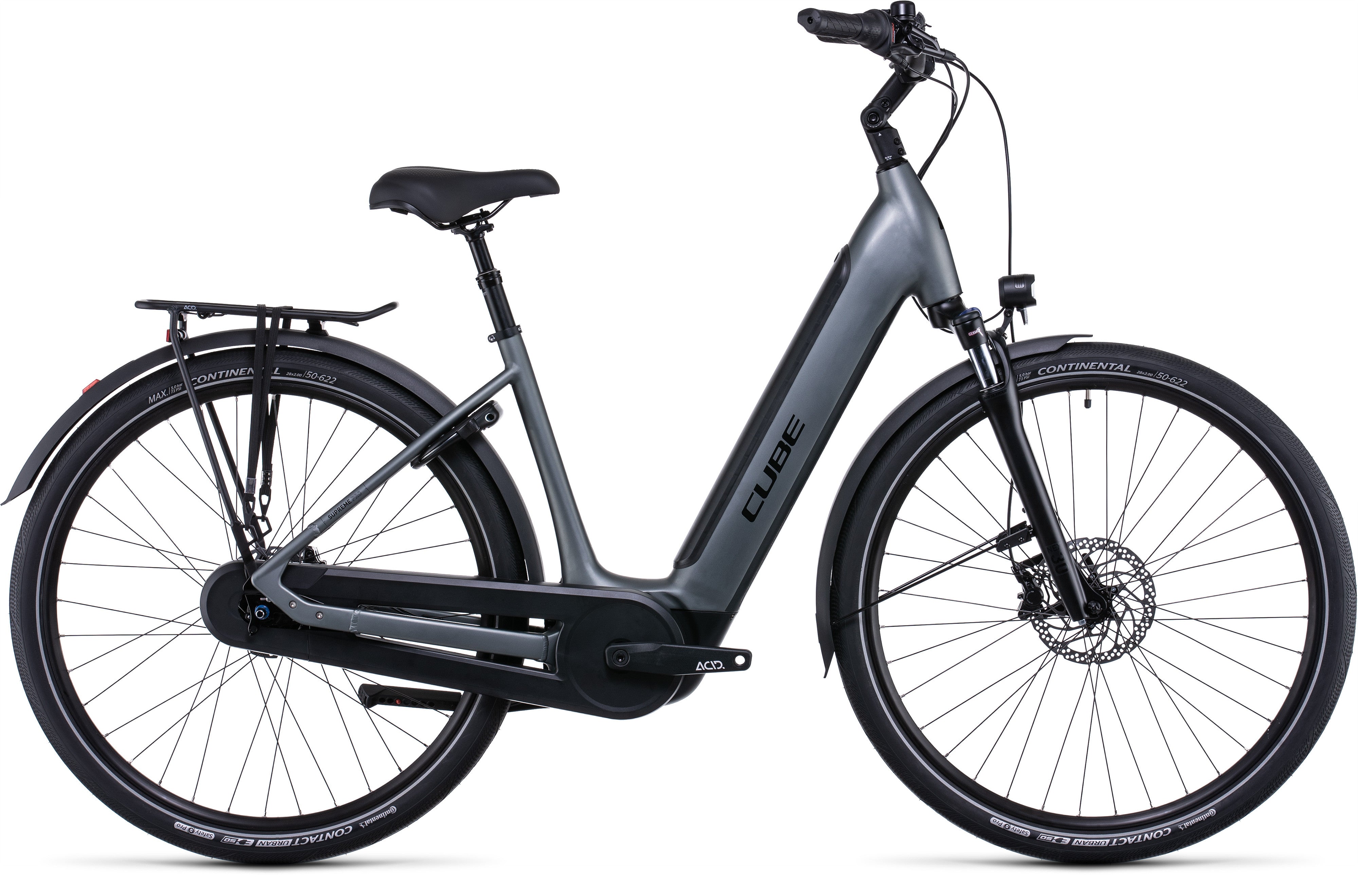 Cube Supreme RT Hybrid Pro 500Wh flashgrey´n´black - eCykler a/s 