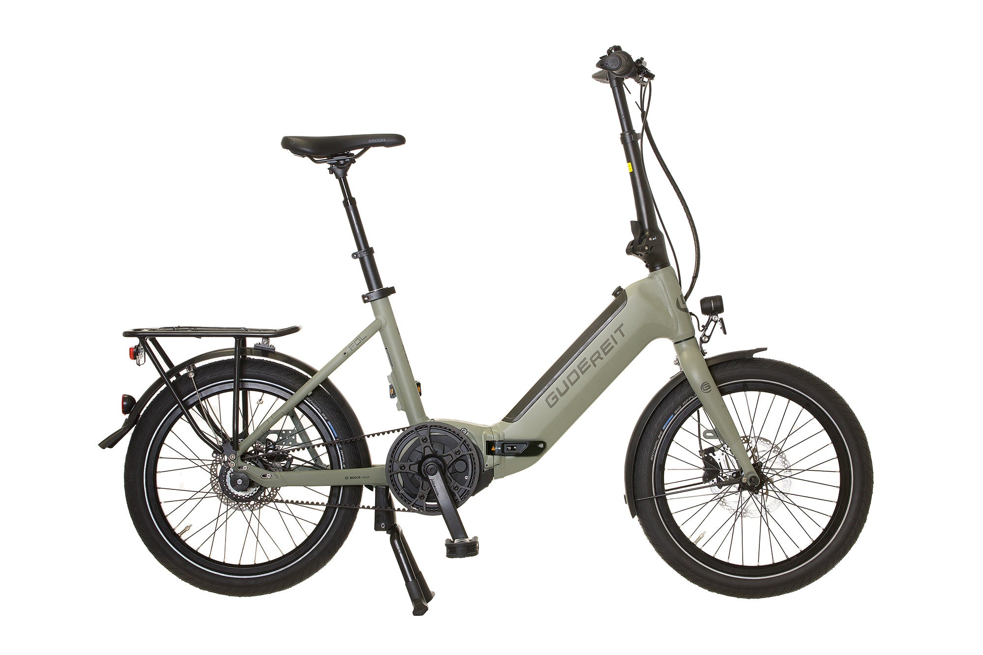 Gudereit EC-45 evo Gates remtræk el foldecykel 500Wh