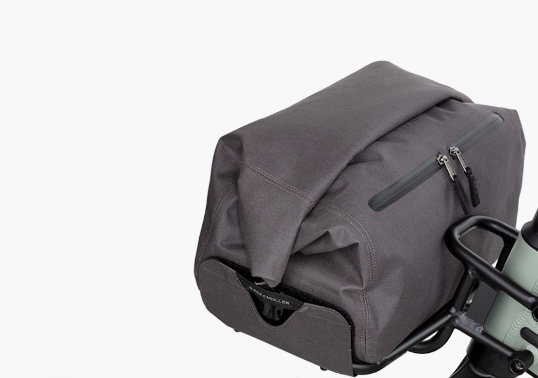 Front carrier with bag - eCykler a/s 