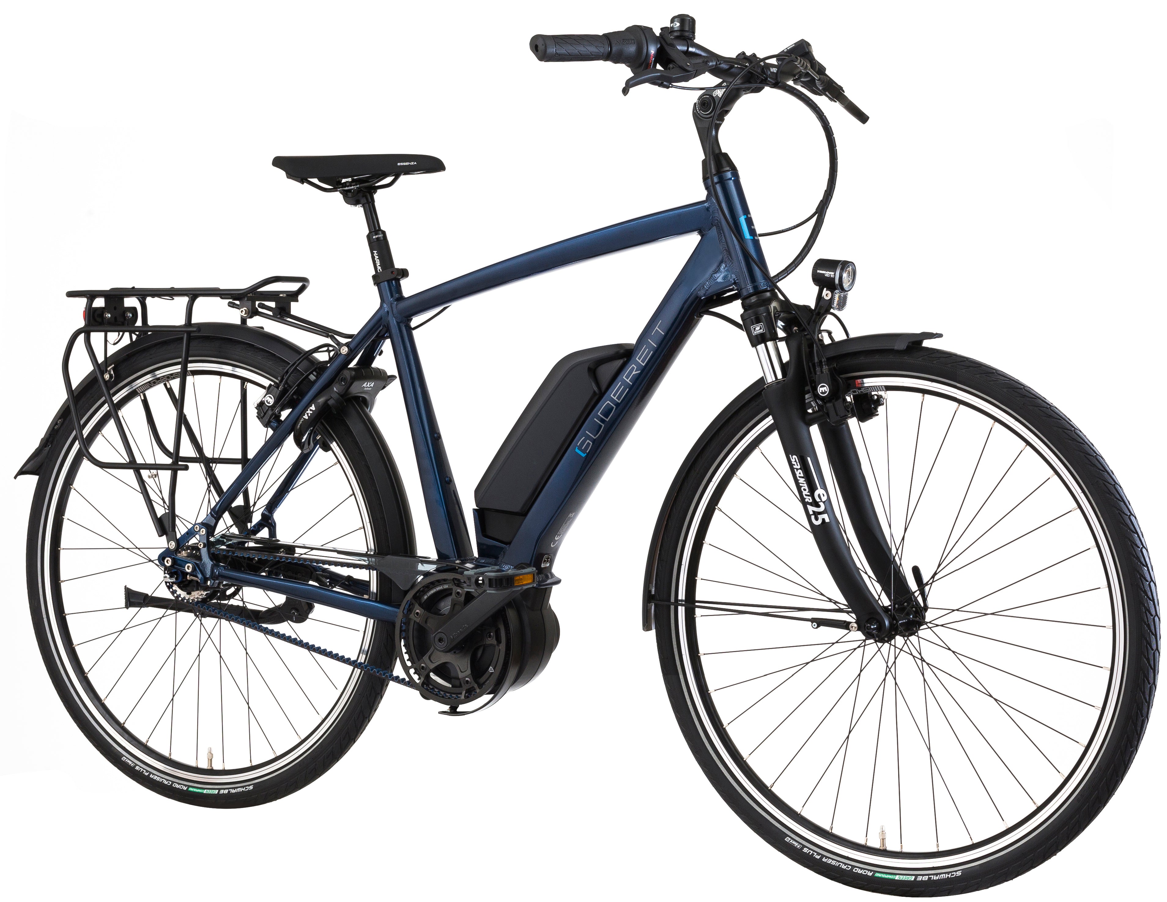 Gudereit EC-3.5 400Wh Gates remtræk HR elcykel - eCykler a/s 