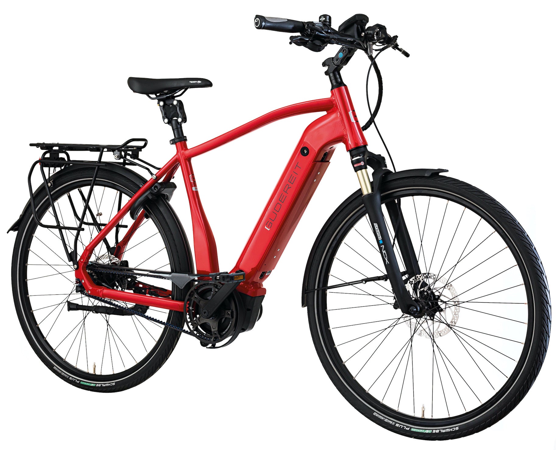 Gudereit ET-10 Evo 500Wh HR Gates remtræk elcykel - eCykler a/s 