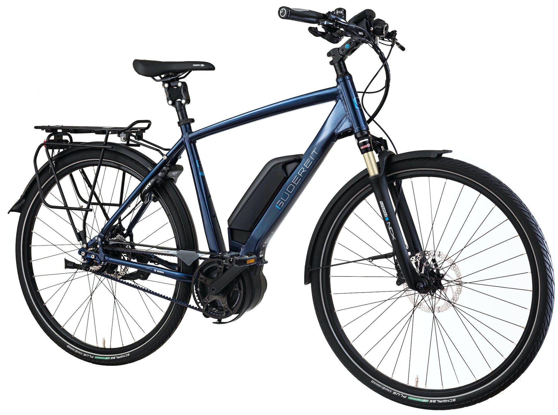 Gudereit ET-9 Evo 500Wh Gates remtræk HR elcykel - eCykler a/s 