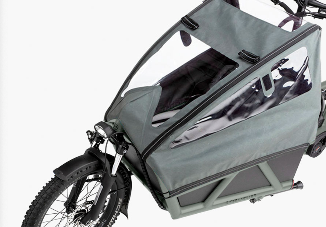 Low sidewalls with child cover (til Load 60) - eCykler a/s 