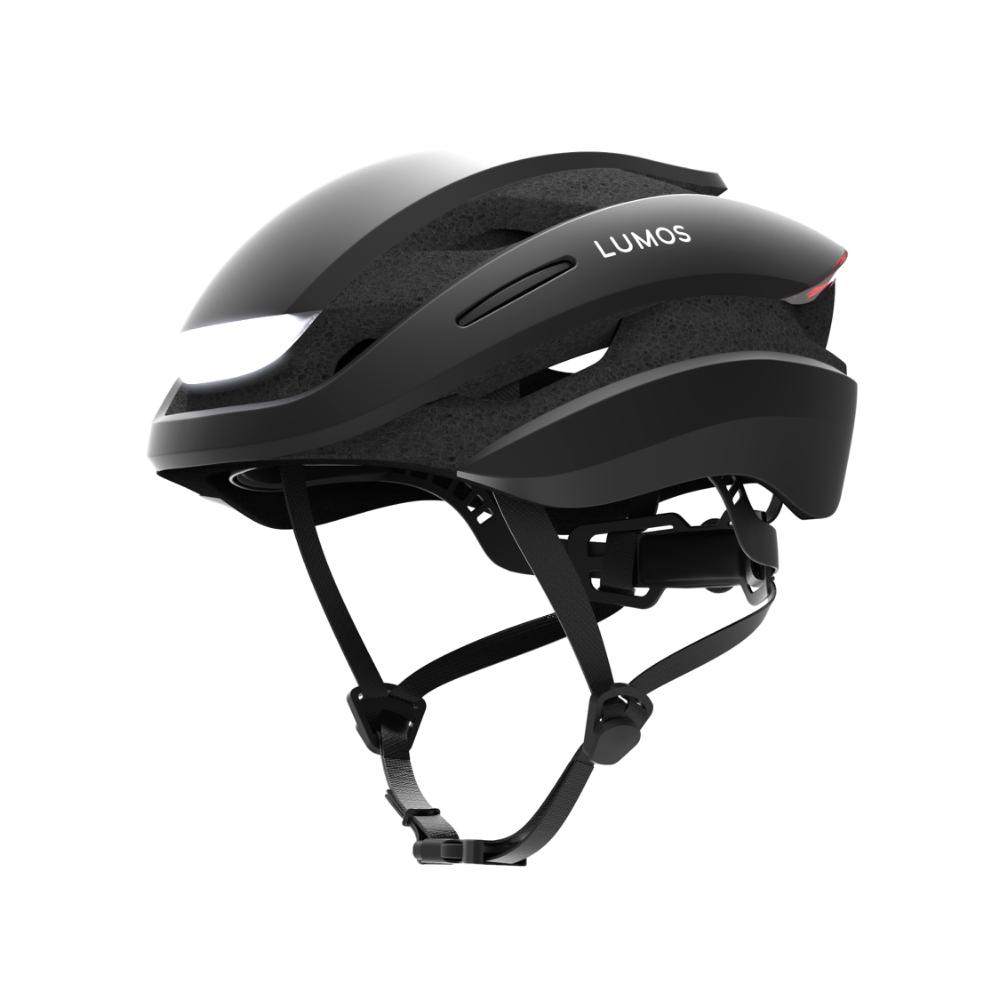 Lumos Ultra hjelm (charcoal black). Str. 54-61cm (S-L). Cykelhjelm med integrerede lygter, blinklys og bremselys. - eCykler a/s 