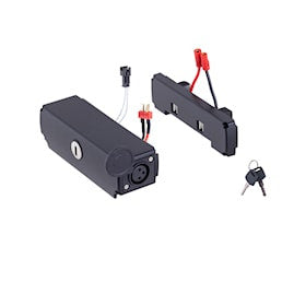 Promovec Bagende til Carrier 3 batteri komplet (3-benet lader) - eCykler a/s 