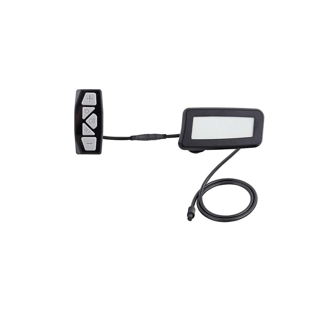 Promovec Display Slim LCD, Incl buttons - eCykler a/s 