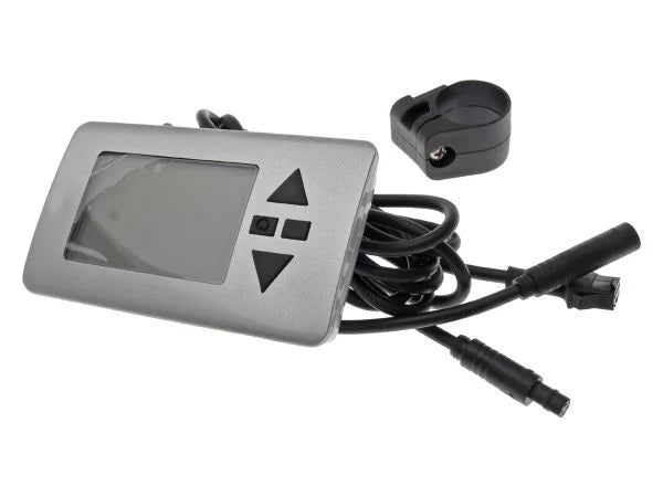 Promovec LCD display sølv - eCykler a/s 
