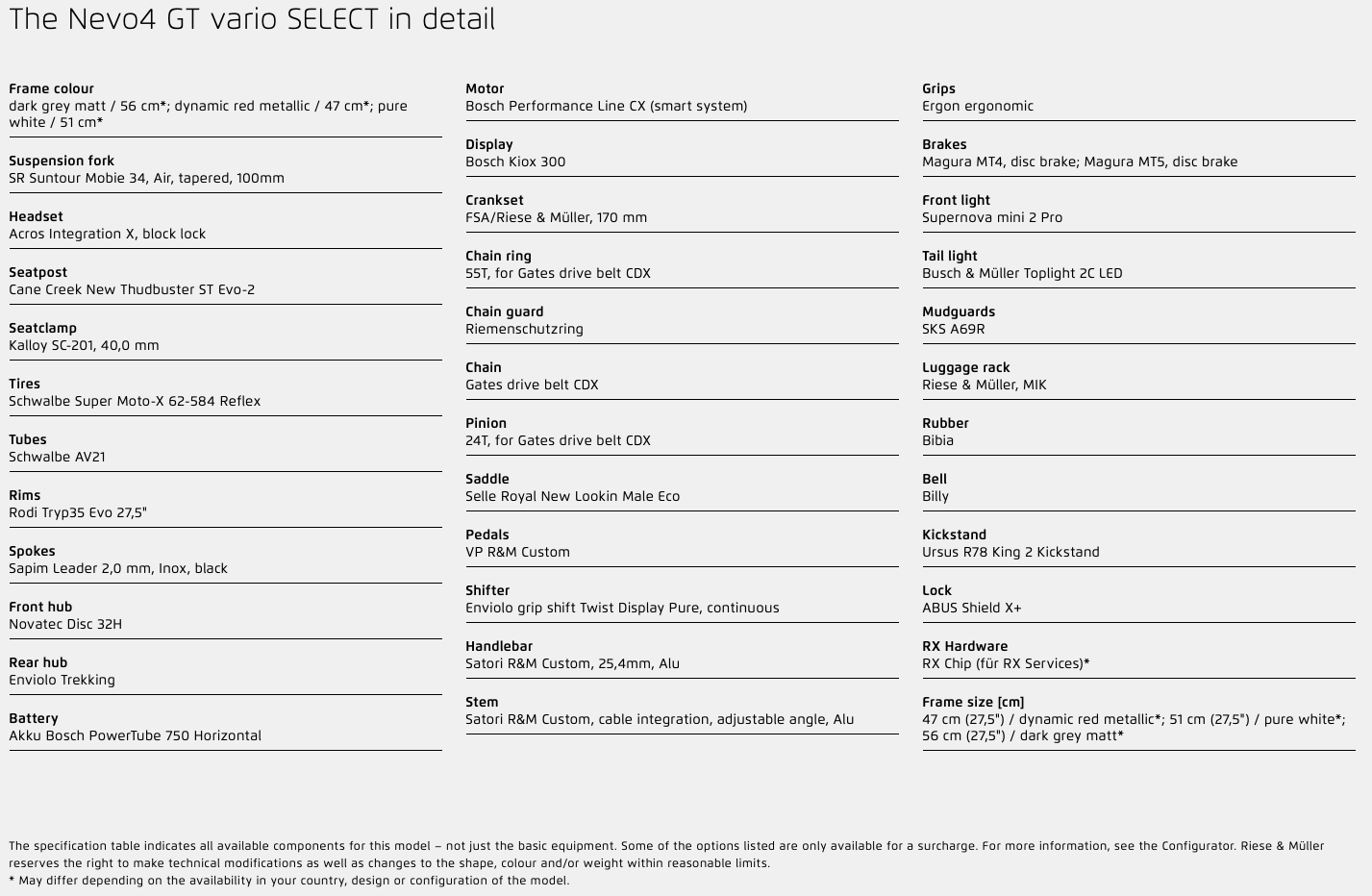 Riese & Müller Nevo4 vario SELECT [Konfigurér selv] - eCykler a/s 