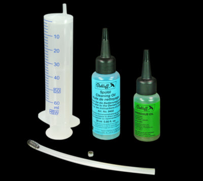 Rohloff Oil change kit for one oil change (with filling screw 8502/Syringe 8505/Drain screw 8205) - eCykler a/s 