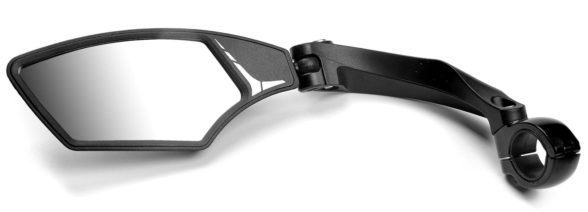 Sidespejl BikePartner sidespejl til e-bike (sort). HD (High Definition) spejl til venstre side. Passer til styr med ø21-26 mm - eCykler a/s 