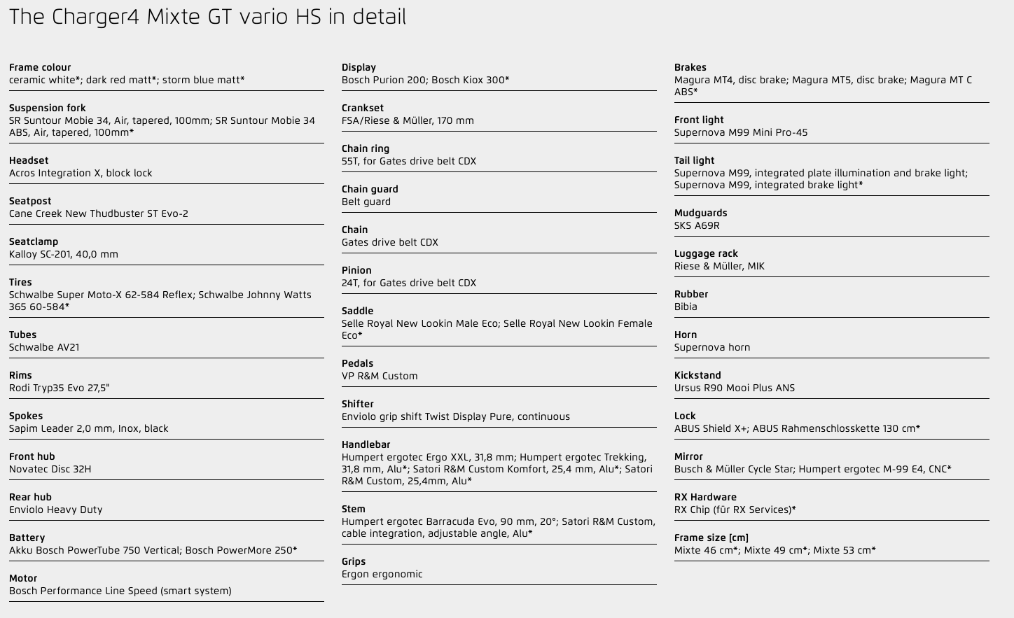 Riese & Müller Charger4 Mixte GT vario HS [Konfigurér selv] - eCykler a/s 